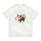 aNone sOnoneのスキニーギニアピッグ（毛のないモルモット）Tシャツ オーガニックコットンTシャツ