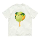 カワウソとフルーツの【forseasons】メロン Organic Cotton T-Shirt