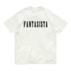 DRIPPEDのFANTASISTA 黒ロゴTシャツ Organic Cotton T-Shirt