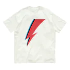 DRIPPEDのLIGHTNING BOLT -GLAM ROCK MAKE UP- オーガニックコットンTシャツ