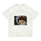 ＦＩＳＨＣＡＫＥの蕎麦 T オーガニックコットンTシャツ