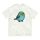 Cody the LovebirdのChubby Bird マメルリハ オーガニックコットンTシャツ