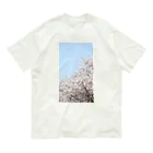 綺麗何学模様の桜 オーガニックコットンTシャツ