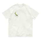 aicecreamのカマキリついてるよ！【2】 オーガニックコットンTシャツ