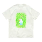 Lily bird（リリーバード）の豆苗まみれのセキセイちゃん オーガニックコットンTシャツ