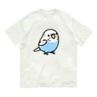 Cody the LovebirdのChubby Bird セキセイインコ オーガニックコットンTシャツ