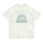  こぐま        のシロクマスノードーム オーガニックコットンTシャツ