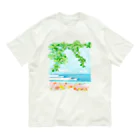 ボウズサーフのWave オーガニックコットンTシャツ