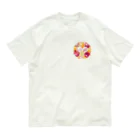 shu-shuの幸運を呼ぶスピリチュアルフルーツ☆「三柑の実」八角形 オーガニックコットンTシャツ