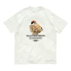 “すずめのおみせ” SUZURI店の一緒に遊ぼう！ 002 Organic Cotton T-Shirt