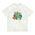 suzuharu_no_goodsのフリ〜ハグ  オーガニックコットンTシャツ