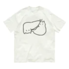 ねこやにわとりやの肝臓胃猫 Organic Cotton T-Shirt