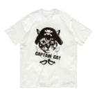 NobigaoのNobigao 海賊猫 オーガニックコットンTシャツ
