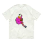 ンコストア(N’ko)の飛ばしてる猿吉くん Organic Cotton T-Shirt