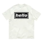 DRIPPEDのhello-ハロー- BOXロゴ オーガニックコットンTシャツ