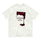 イラスト MONYAAT のCT99 CHOCOKATE IS MY LIFE*D オーガニックコットンTシャツ