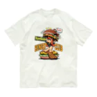 nidan-illustrationの"HUNGRY CLUB" Organic Cotton T-Shirt