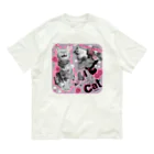 みあまゆあのいちごさん家の猫I♡cat Organic Cotton T-Shirt