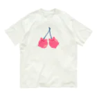 サメとメンダコ[namelessmm2]のメンダコさくらんぼ Organic Cotton T-Shirt