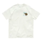 Aotearoa.nzの釣りを楽しむキウイバード Organic Cotton T-Shirt