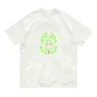 Danke Shoot Coffeeの東欧風竹に雀(背景なし) オーガニックコットンTシャツ