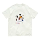 ネコＤＡＭＯＮ2023グッズだよ(=^・^=)のロクちゃんズ Organic Cotton T-Shirt