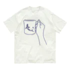 さかたようこ / サメ画家の〈 naminada 017/365 〉 SAME Cap オーガニックコットンTシャツ