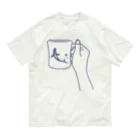 さかたようこ / サメ画家の〈 naminada 017/365 〉 SAME Cap Organic Cotton T-Shirt