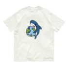 サメ わりとおもいの地球にやさしいサメ オーガニックコットンTシャツ