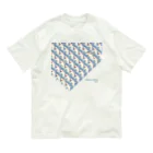 さかたようこ / サメ画家のmitsu mitsu same | 画一的なサメさんたちの密｜青緑color Organic Cotton T-Shirt