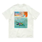 SUNRISE SOUNDのウミガメ オーガニックコットンTシャツ