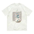 えまごろうのおみせのドリップ・ドップリ・ペンギン Organic Cotton T-Shirt