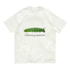 L_arctoaのモモスズメ幼虫と成虫 オーガニックコットンTシャツ