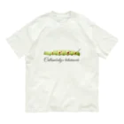 L_arctoaのウンモンスズメ幼虫と成虫 オーガニックコットンTシャツ