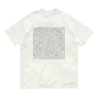 まめるりはことりのちみまめマメルリハちゃん【まめるりはことり】 オーガニックコットンTシャツ