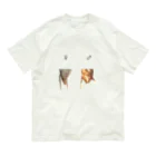 L_arctoaのカマキリの雌雄（背景透過ver） Organic Cotton T-Shirt