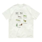 L_arctoaの関東のカマキリ（旧学名・非推奨）（背景透過ver） オーガニックコットンTシャツ