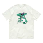 イラスト MONYAAT のオレサマガエル オーガニックコットンTシャツ