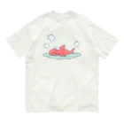 サメ わりとおもいののぼせたサメ オーガニックコットンTシャツ