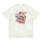 イラスト MONYAAT のHEY YOU!*釣れたかもA* オーガニックコットンTシャツ