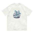 サメ わりとおもいのサメがたくさんトラックに Organic Cotton T-Shirt