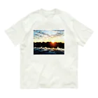 四月馬鹿同盟の「地獄の上も下も春」celar ver. Organic Cotton T-Shirt