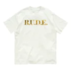 あにまるカフェR.U.D.E.のロゴ⑤ Organic Cotton T-Shirt