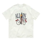 nidan-illustrationの"ALL IN -Track Club-" オーガニックコットンTシャツ