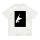 うらめし屋　の目つき悪い猫ちゃん　黒 Organic Cotton T-Shirt