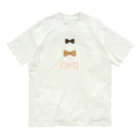 cotton-berry-pancakeのナチュラルりぼん オーガニックコットンTシャツ