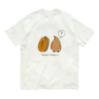 ゆずぽんずのタワシとペンギン Organic Cotton T-Shirt