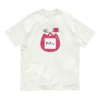 イラスト MONYAAT のCT128 幼稚園バッチ・名札D*わたし オーガニックコットンTシャツ