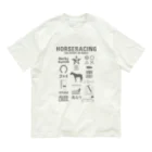 KAWAGOE GRAPHICSのHORSERACING GRAPHICS オーガニックコットンTシャツ