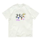 みずしまワークスのアミノ酸ぴよ プロリン Organic Cotton T-Shirt